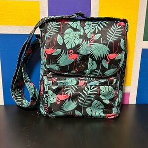 Lug Moped black flamingo crossbody bag